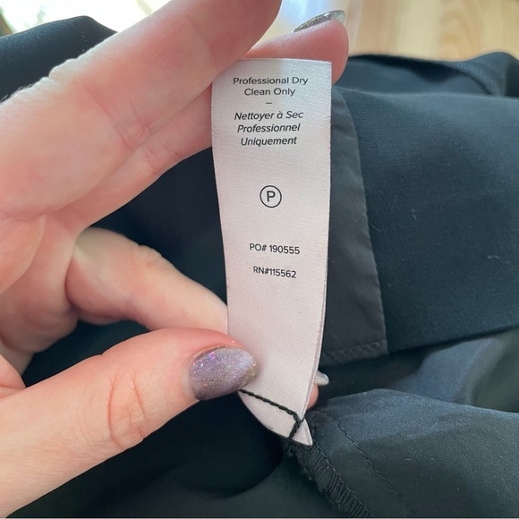 Cinq à Sept Devon Strapless Sweatheart Black High Low Skater Mini Dress EUC Sz 6 - Picture 10 of 11